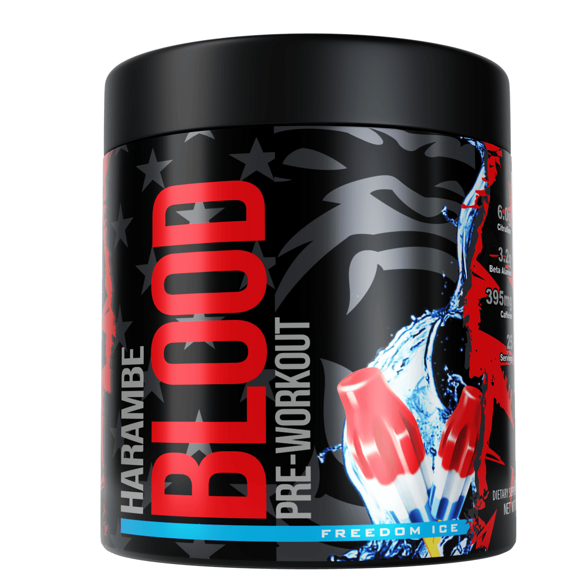 Harambe Blood® | Intense Preworkout Supplement