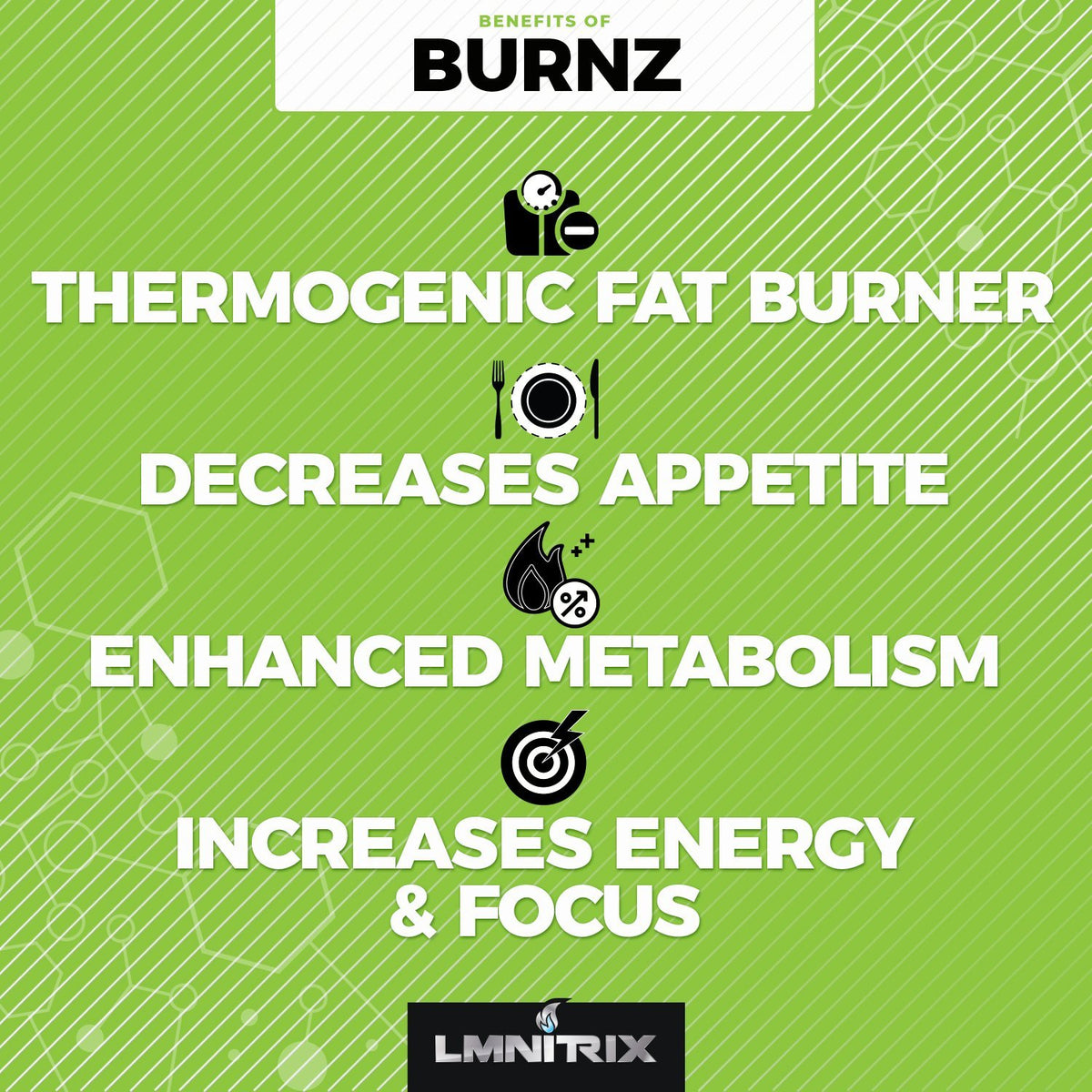 BURNZ | Intense Weight Loss Supplement ✮ Men & Women ✮ 60 ct