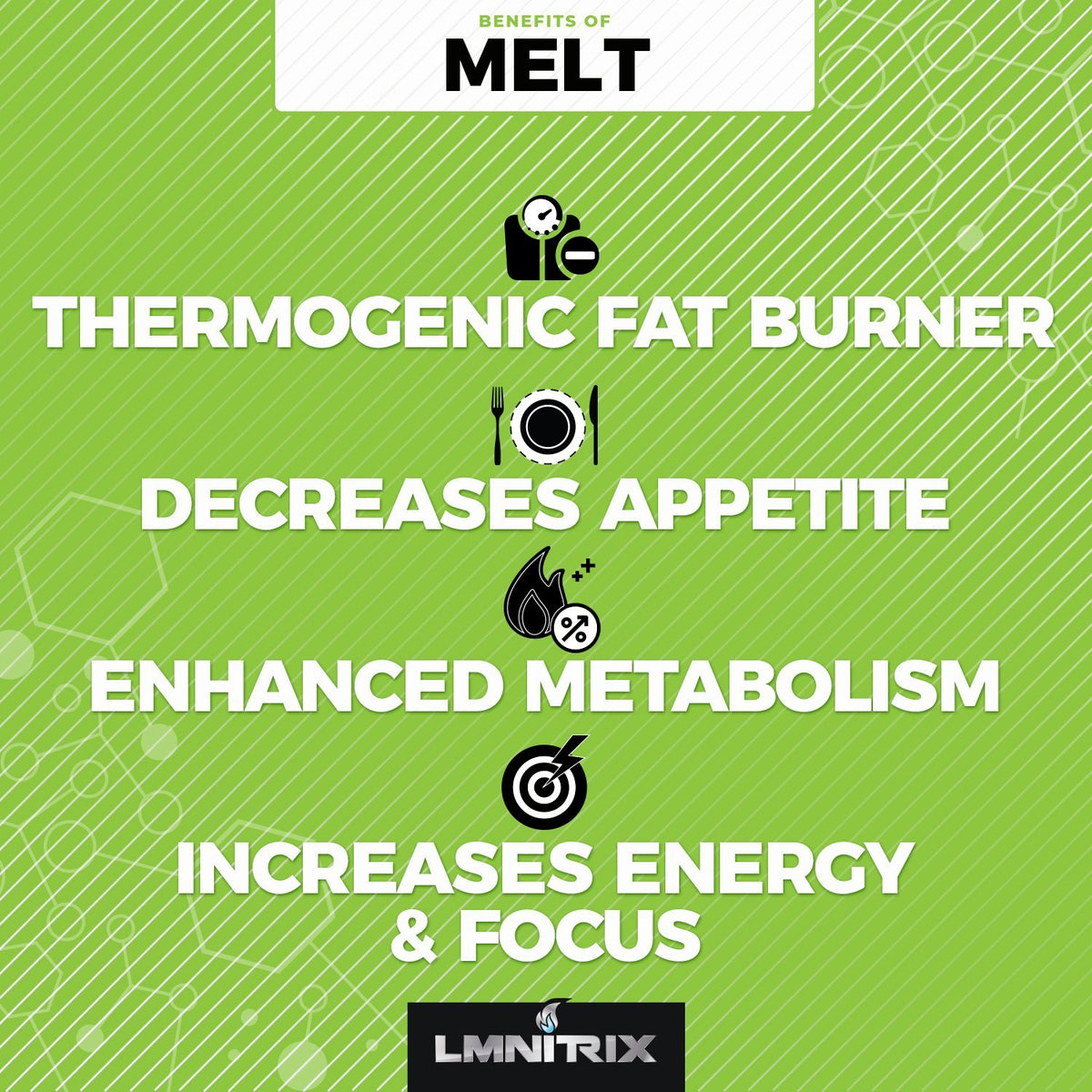 MELT | Thermogenic Fat Burner Supplement ✮ Men & Women ✮ 60 ct