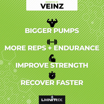 VEINZ | Nitric Oxide Muscle Mass Supplement ✮ 120 ct