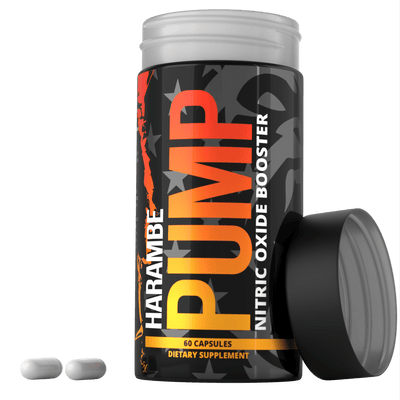 Harambe Pump - Nitric Oxide Booster - Pump Pill Supplement - 60ct